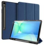 Dux Ducis Samsung Tab S10 FE Plus WIFI DOMO tok álló, bőr hatású aktív FLIP, ceruza tartó, SÖTÉTKÉK (GP-169345) (GP-169345)
