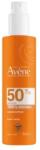 Avène - Spray corporal hidratant anti-imbatranire cu protectie solara foarte ridicata, Avene Solaire SPF50+, 200 ml