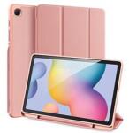 Dux Ducis Samsung Tab S6 Lite 10.4 LTE DUX DUCIS DOMO tok álló, bőr hatású aktív FLIP, ceruza tartó, ROZÉARANY (GP-96996) (GP-96996)