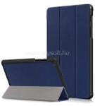 Gigapack Samsung Tab A 8.0 LTE (2019) GIGAPACK Tok álló, bőr hatású aktív FLIP, asztali tartó, SÖTÉTKÉK (GP-90520) (GP-90520)