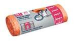 York Szemeteszsák köthető füles 35 liter 50 x 60 cm 10 mikron 20 db/tekercs York_ 090660 narancssárga (YORK_66590) (YORK_66590)