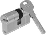 YALE 2100 patentált cilinder, 50x50 mm, 10 csapos, Sárgaréz, 5 kulcs lenyomattal, Nikkelezett (10-2172-5050-00-2201)