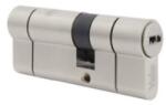 YALE 2100 patentált cilinder, 40x40 mm, 10 csapos, Sárgaréz, 5 kulcs lenyomattal, Nikkelezett (10-2172-4040-00-2201)