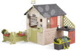 Smoby Căsuță cu lampă Nature Playhouse&Kitchen Life Smoby cu bucătărie extensibilă, cu filtru UV, de la 24 luni (SM810306-I) Casuta pentru copii