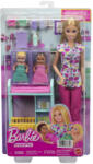Mattel Barbie You Can Be Anything Papusa Doctor Pediatru Cu Accesorii (MTJMK12) - roua Papusa