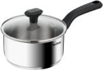 Tefal Oala Tefal Comfort Max C9732304 din inox, 18 cm, cu capac din sticla (C9732304)