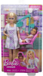 Mattel Barbie Set De Joaca Papusa Barbie Blonda Face Cariera Dentist (MTJCR71_JMK14) - roua Papusa