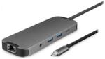 CHIEFTEC 9in1 Docking Station USB Type-C, fekete (DSC-901)