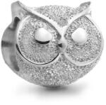 PANDORA 794525C00 Texturált bagoly mini charm
