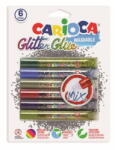 Carioca Lipici Glitter, lavabil, 6 culori/blister, CARIOCA Glitter Glue Mix (CA-42112)