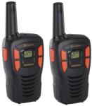 Cobra Радиостанции Cobra AM255 (2-Pack), 16 канала + 121 кода за поверителност, до 5 km обхват, до 18 часа живот на батерията, черни (AM255 (2-Pack)) Радиостанции
