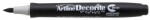 Artline Marker ARTLINE Decorite, varf flexibil (tip pensula) - negru (EDF-F-BK)
