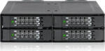 Icy Dock Rack HDD Icy Dock MB699VP-B, metal, 2 ventilatoare, 32 Gbit/s, negru, 140.3x146x41.3mm (mb699vp-b)