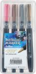 Artline Permanent marker ARTLINE Supreme Metallic, corp plastic, varf rotund 1.0mm, - 4culori/set (EPF-790/4W)