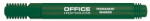 Office Products Permanent marker, varf rotund 1-3mm, corp plastic, Office Products - verde (OF-17071211-02)