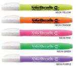 Artline Marker ARTLINE Decorite, varf flexibil (tip pensula) - portocaliu neon (EDFN-F-OG)