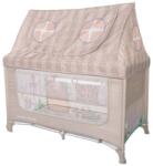 Lorelli Pat pe 2 niveluri cu acoperiș Lorelli - Sweet Home, Beige (10080652507)