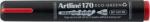 Artline Permanent marker ARTLINE 170 Eco Green - Dry safe 2 weeks, corp plastic, varf rotund 2.0mm - rosu (EK-170/EC-RE)
