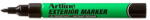 Artline Marker ARTLINE, pentru exterior, corp plastic, varf rotund 1.5mm - negru (EKPR-EXM-BK) - forit