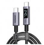 UGREEN 65866 Display adatkábel, töltőkábel, szürke (240W, 1m, USB-C to USB-C)