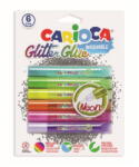 Carioca Lipici Glitter, lavabil, 6 culori/blister, CARIOCA Glitter Glue Neon (CA-42111)
