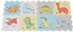 Moni Puzzle cu podea moale cu imprimeu Moni Toys - Dinosaur, 8 piese (111415)