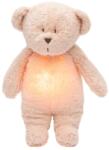 MOONIE Jucărie moale Moonie Organic 2.0 - Bear, cu lampă de veghe și sunete liniștitoare, Rose (M-MRO2)