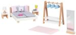Goki Set de mobilier pentru casă de păpuși Goki - Dormitor, 18 piese (51468) Casuta papusi