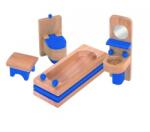 Woodyland Set mini mobilier din lemn Woody - Baie (90614) Casuta papusi