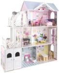 Wooden Casă de păpuși din lemn Wooden - Nia, pe 3 niveluri (TL403001) Casuta papusi