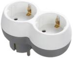 ORNO ORNO, OR-AE-13238(GS), 2x2P+E cutie de distribuție cu 2 căi, 230V, 16A, IP20, 55, 4X99, 4X58, 5mm, alb/gri (OR-AE-13238(GS))