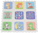 Moni Puzzle cu podea moale cu imprimeu Moni Toys - Safari, 9 piese (111413)