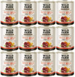  Wild Farm WILD FARM PURE MONO Beef Pumpkin and Quinoa 12x800 g - egyfehérjés kutyaeledel