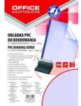 Office Products BINDING CLADDING OFFICE PRODUCTS, PVC, A4, 200MICR. , 100PCS, BLUE TRANSPARENT 20222015-01