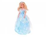 Jokomisiada Anlily Snow White Doll in a Blue Dress with Snowflakes ZA5702