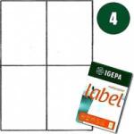 Igepa Group Labels a4 igepa 105 x 148 mm white (100)