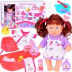 Jokomisiada Baby doll interactive set + accessories babys evening routine ZA5335