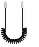 Fisher Price Newell USB-C to USB-C 100W cable, 1.5m, silicone, coiled, black