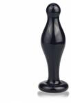 Butt plug glass black compact sex orgasm