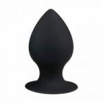 EasyToys Round Plug Black XL - Silicone Intimate Accessory with Suction Base