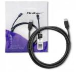 Qoltec 52353 Cable USB 3.1 type C mens USB 3.1 type C men 3m Black