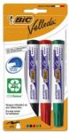 BIC Marker pentru flipchart și tablă albă, 1, 4 mm, vârf conic, BIC "Velleda ecolutions", 4 culori diferite, 4 buc