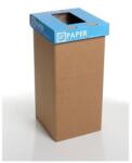 RECOBIN Coș de gunoi pentru deșeuri sortate, reciclat, descriere în limba engleză, 20 l, RECOBIN "Mini", albastru Cos de gunoi
