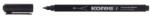 Kores Marker permanent, CD/DVD, 1 mm, KORES, negru
