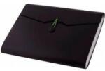 D. Rect Briefcase A4 12 compartments black D. RECT