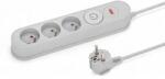 MONTIS Surge protection strip grey 3 sockets 1, 5m MONTIS MT137-1, 5