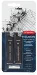 Derwent Mină grafit, set, 0, 5 mm, HB, 2B, DERWENT "Precision", 33 buc