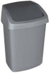 Keter Coș de gunoi cu capac batant, 25 l, CURVER "Swing top", argintiu/grafit Cos de gunoi