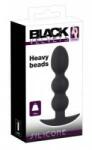 Black Velvets Intimate Beads 145g Silicone Soft Touch Black 13.3cm