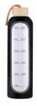 KiCA Glass bottle KiCA Hydro Glass 1000 ml - black